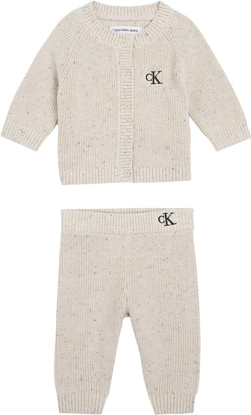 CK Kids Newborn Calvin Klein Jeans Knitted set Str 80 cm - Aci Sweatshirts Bomuld hos Magasin