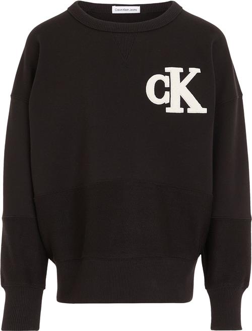 Calvin Klein Calvin Klein Jeans Crewneck Sweatshirt Str 14 år - Beh Sweatshirts Bomuld hos Magasin