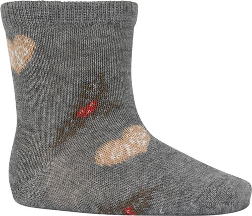 mpKids Christmas Socks Str 22/24 - Grå Strømper hos Magasin