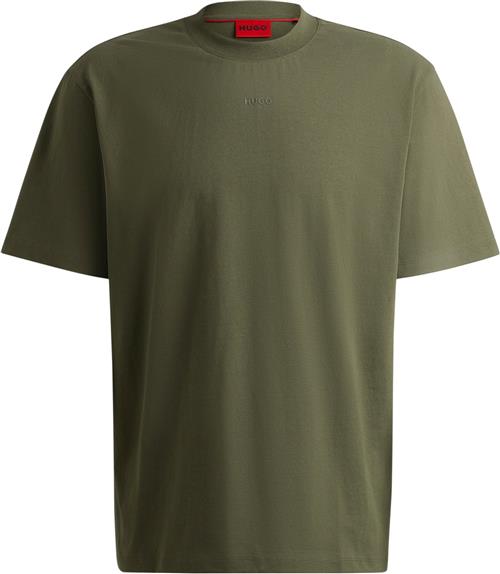 Se HUGO Dapolino Mand Dark Beige Kortærmede T-shirts Str S - hos Magasin ved Magasin