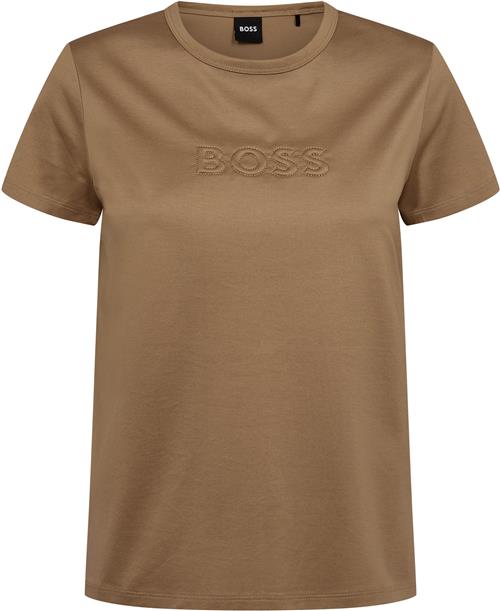 Se BOSS Eventsa_Logo1 Kvinde Medium Beige Kortærmede T-shirts Str XS - hos Magasin ved Magasin