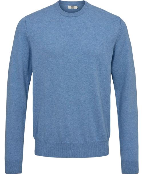 Magasin du Nord Collection Magasin Mads 2 100 Cashmere Mand Blue Shade Sweaters Str L Cashmere