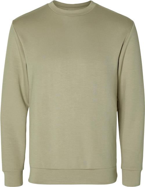 Selected Homme Slhemanuel Soft Crew Neck Sweat NOO Mand Vetiver Sweatshirts Str XL - hos Magasin