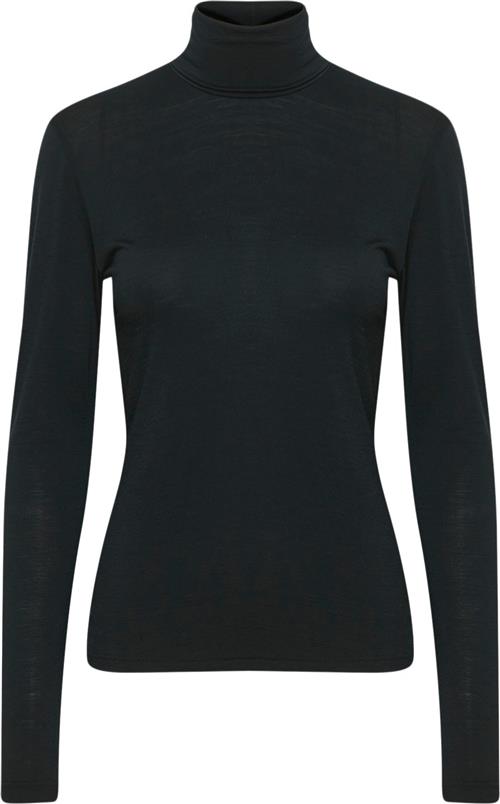 Se Gestuz Sividagz Wool Rollneck Noos Kvinde Black Rullekraver Str S - hos Magasin ved Magasin