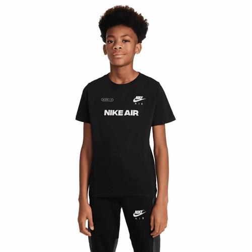 Se Nike Nike AIR BIG Kids' (Boys') TS Str 158-170 / XL - Black Kortærmede T-shirts Bomuld hos Magasin ved Magasin