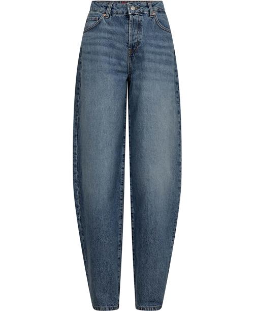 HUGO Gimine Kvinde Medium Blue Skinny Jeans Str 2834 - hos Magasin