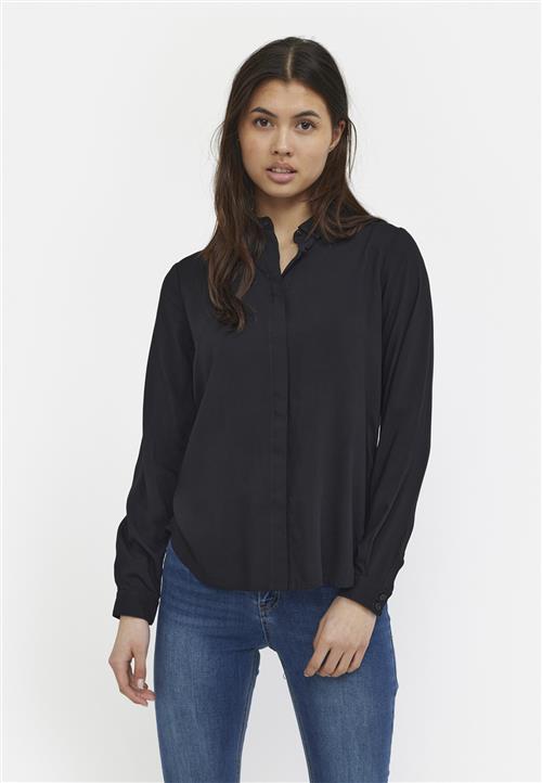 Soft Rebels Srfreedom LS Shirt Kvinde Black Langærmede Skjorter Regular Fit Str L - hos Magasin