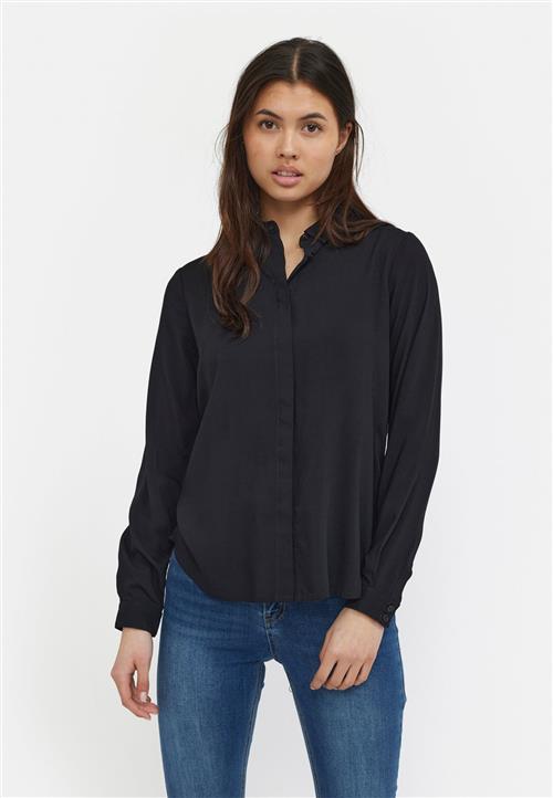 Soft Rebels Srfreedom LS Shirt Kvinde Black Langærmede Skjorter Regular Fit Str XL - hos Magasin