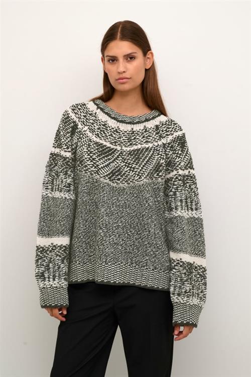 Karen by Simonsen Matildekb Oneck Kvinde Meteorite Sweaters Str L - hos Magasin