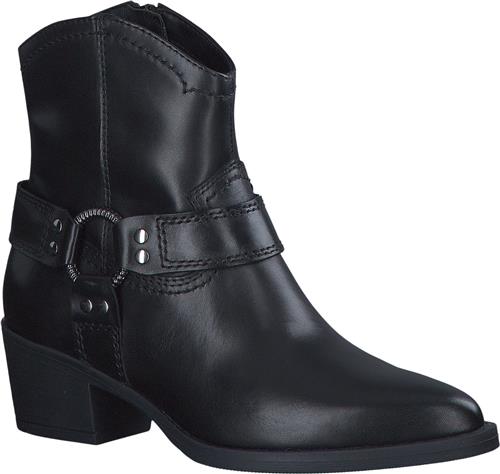 Tamaris 125705-43 Kvinde Sort Cowboy & Biker Str 36 - hos Magasin