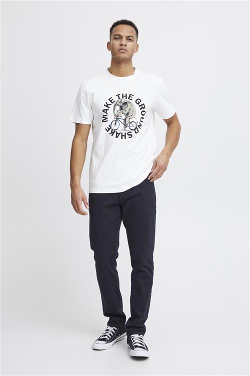 Se Blend Tee Mand White Elephant Kortærmede T-shirts Regular Fit Str XL - hos Magasin ved Magasin