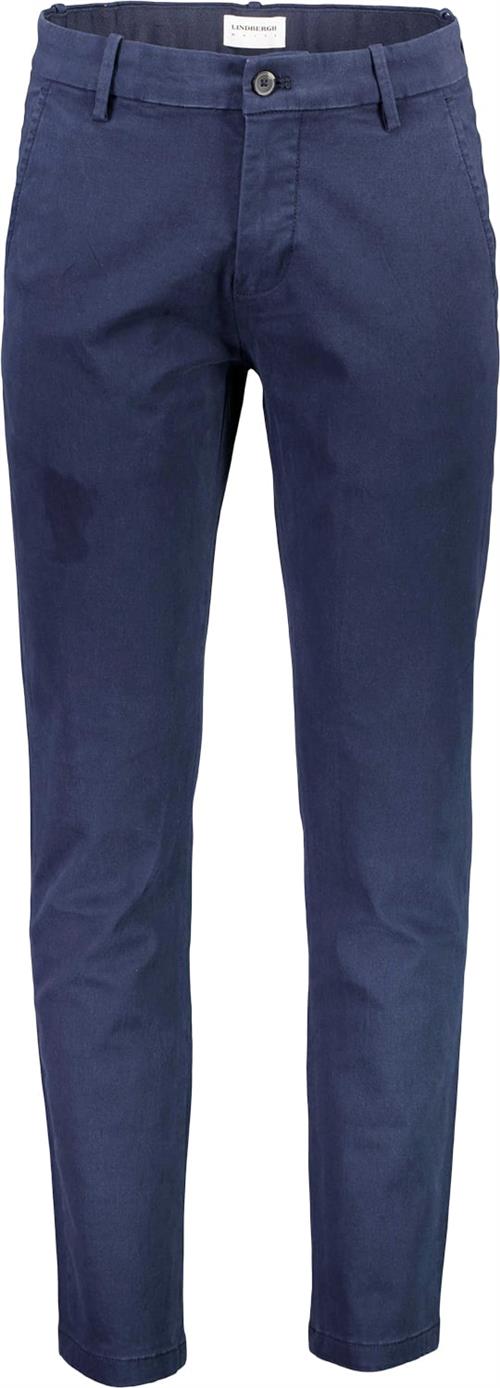 Se Lindbergh Chinos med Superflex Mand Blå Chinos Str 32/30 - hos Magasin ved Magasin