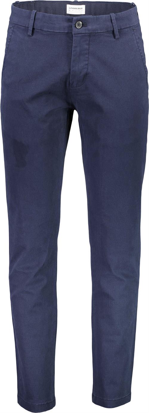 Se Lindbergh Chinos med Superflex Mand Blå Chinos Str 36/32 - hos Magasin ved Magasin