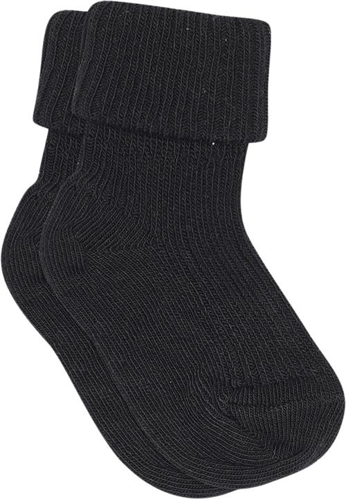 Se mp Denmark Ankle Wool RIB Turn Down Str 22/24 - Sort Strømper Uld hos Magasin ved Magasin