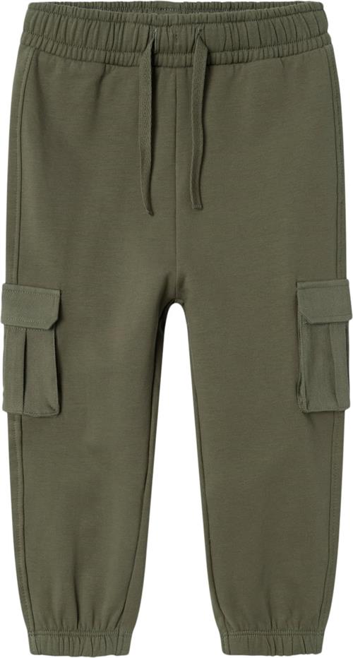 Name It Nmmneil Nreg Sweat Pant BRU Str 92 - Tea Leaf Bukser Bomuld hos Magasin