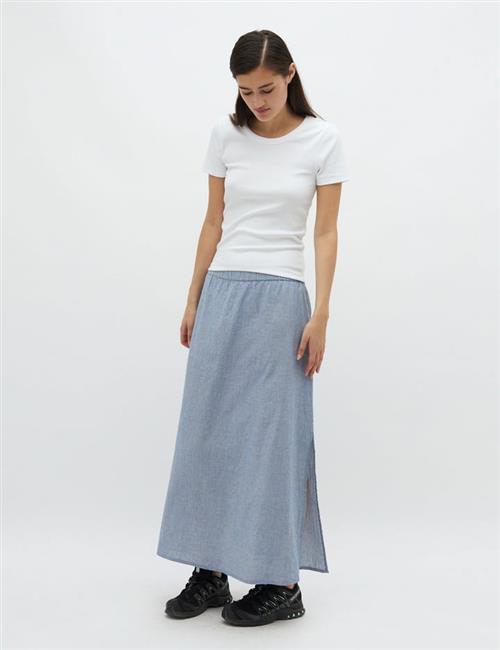 mbyM Niam Kvinde Blue White Stripe Maxi Nederdele Str XL - hos Magasin