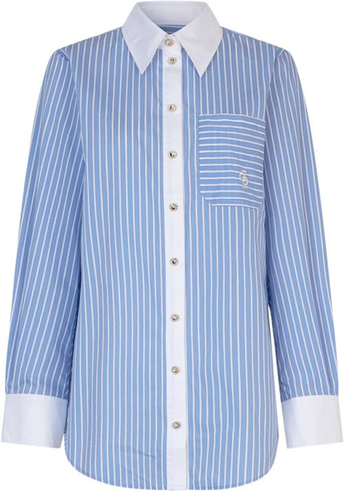 Se Cras Brendacras Shirt Kvinde Light Blue Langærmede Skjorter Str 42 - hos Magasin ved Magasin