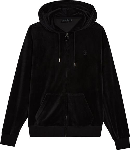 Se Juicy Couture Halan Oversized ZIP Thru Hoodie Kvinde 101 Hættetrøjer Str L - Velour hos Magasin ved Magasin