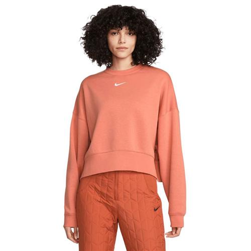 Se Nike Sportswear Collection Sweatshirt Kvinde Madder Root/white Sweatshirts Str S - Bomuld hos Magasin ved Magasin