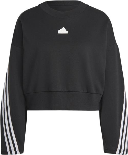 Se adidas W FI 3S Crew Kvinde Black Sweatshirts Str XS - Bomuld hos Magasin ved Magasin