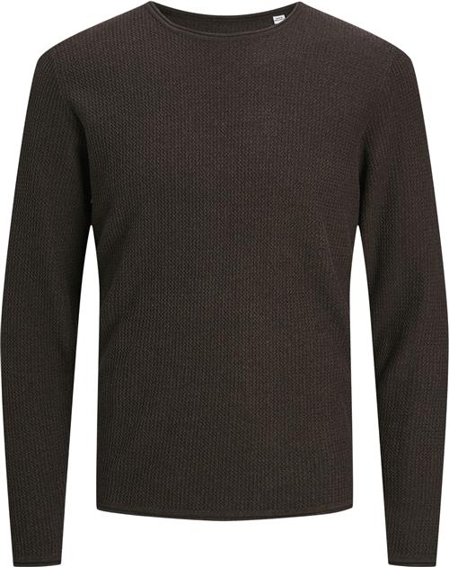 Se Jack & Jones Jjecooper Knit Crew Neck Noos Mand Mulch Sweaters Str S - hos Magasin ved Magasin