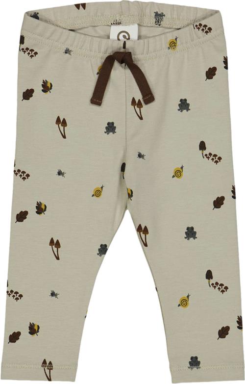 Se Müsli by Green Cotton Forest Leggings Baby Str 74 - Soft Green/ Mustard/ Bark Leggings Bomuld hos Magasin ved Magasin