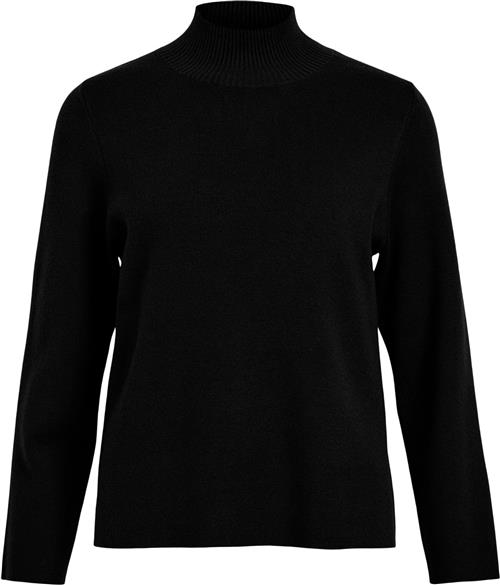 Se Object Objreynard Square Sleeve Pullover N Kvinde Black Sweaters Str L - hos Magasin ved Magasin