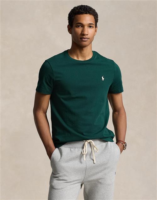 Se Polo Ralph Lauren 26/1 Jerseyssl-tsh Mand Moss Agate/c8228 Kortærmede T-shirts Slim Fit Str S - Bomuld hos Magasin ved Magasin