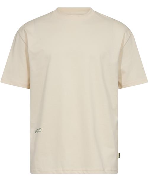 Se Woodbird Wbbaine Vase Tee Mand Off White - Green Kortærmede T-shirts Casual Fit Str XL - Bomuld hos Magasin ved Magasin