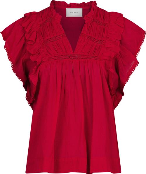 Neo Noir Jayla S Voile Top Kvinde Red Toppe Str 44 - hos Magasin