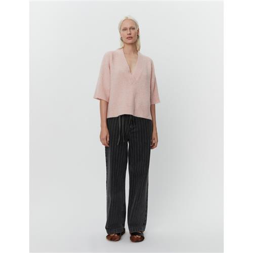 Se DAY Birger et Mikkelsen Selda Cozy Days RD Kvinde Creole Pink Sweaters Str L - hos Magasin ved Magasin