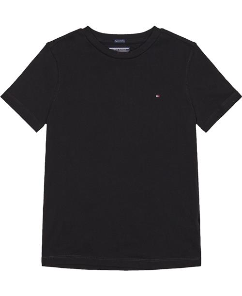 Se Tommy Hilfiger Tshirt Str 4 år / 104 cm - Sand Kortærmede T-shirts Bomuld hos Magasin ved Magasin