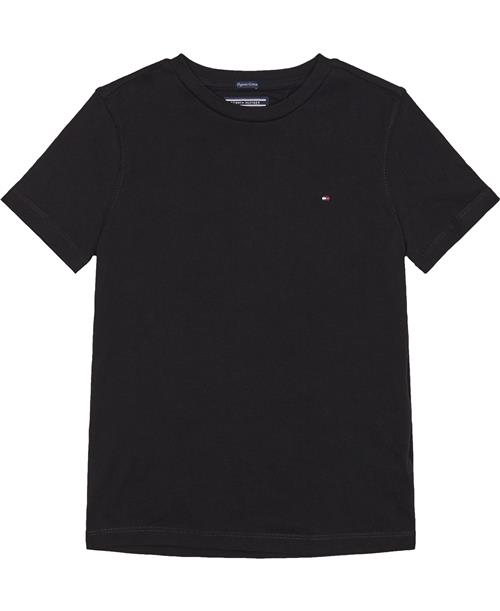 Se Tommy Hilfiger Tshirt Str 12 år / 152 cm - Sand Kortærmede T-shirts Bomuld hos Magasin ved Magasin