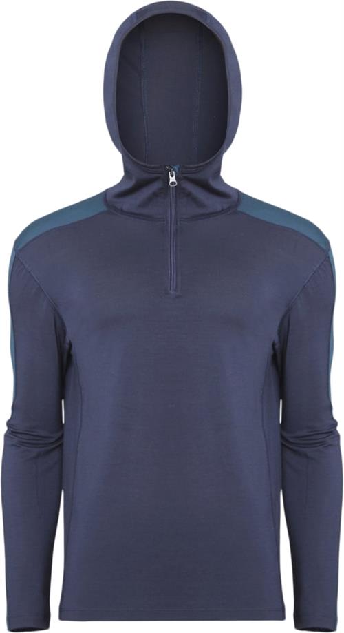 Asivik Asivik Explorer Merino Hoodie, Herre Mand Blå Hoodies Str S Merino - hos Magasin