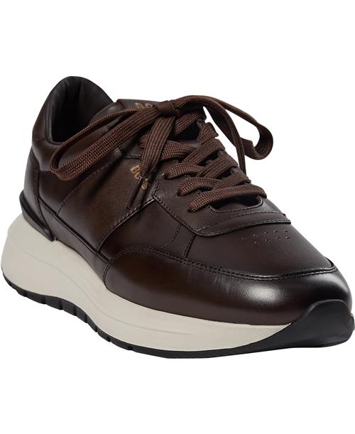 Se BOSS Jace_Runn_bu Mand Dark Brown Sneakers Str 41 - hos Magasin ved Magasin