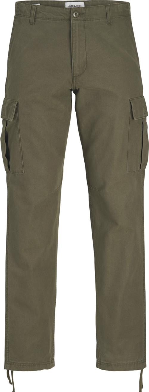 Jack & Jones Jpstkane Jjbarkley Cargo Pant Noos Mand Olive Night Cargo Bukser Str "33/""34" - hos Magasin