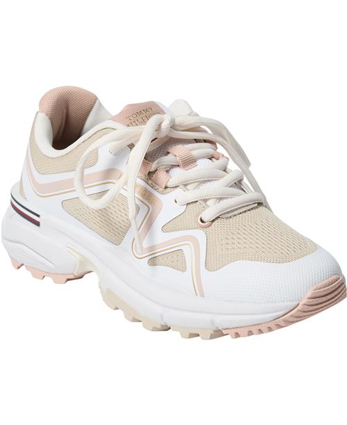 Tommy Hilfiger Womens Trail Runner Kvinde Neutral/gold Sneakers Str 41 - hos Magasin