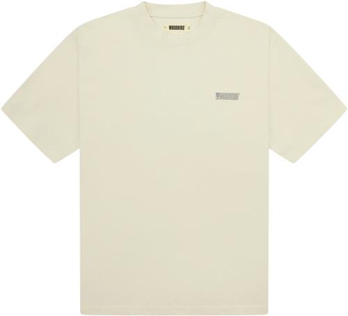 Woodbird Wbbaine Connect Back Tee Mand Off White Kortærmede T-shirts Str S - hos Magasin