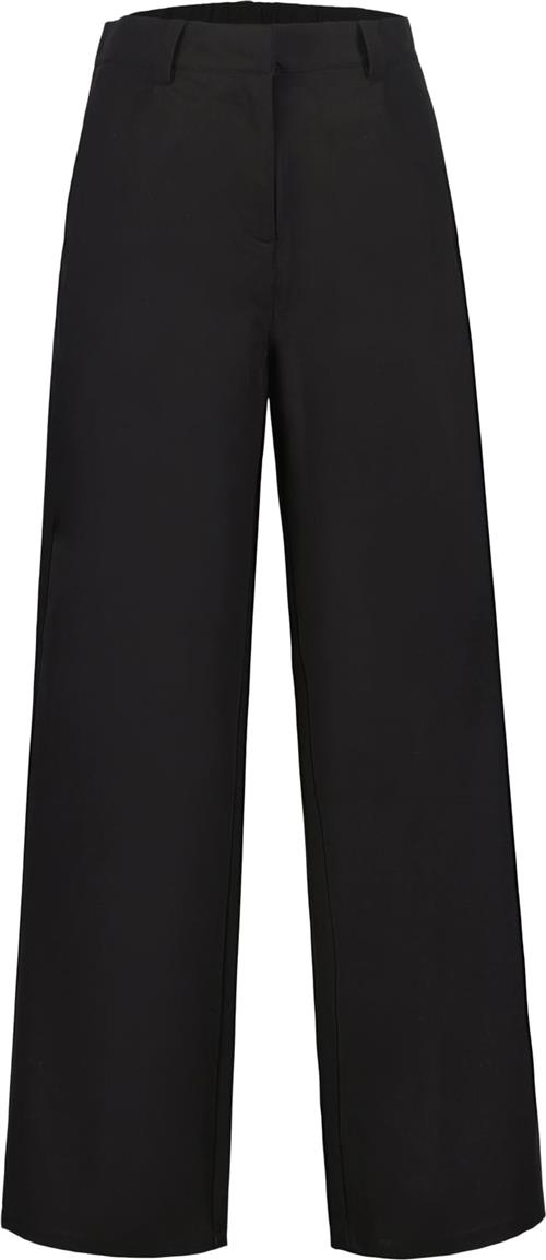 Se Luhta Trousers Kvinde Sort Bukser Med Lige Ben Str 36 - hos Magasin ved Magasin