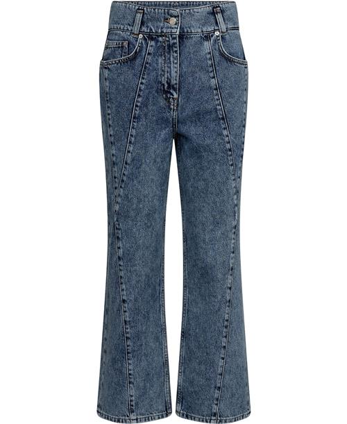 Se IRO Hanifi Kvinde Mid Blue Wide Jeans Str 29 - hos Magasin ved Magasin