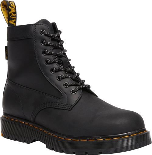 Dr. Martens 1460 Black Connection Wp En+Coated Nylon Mand Black Snørestøvler Str 43 Nylon - hos Magasin