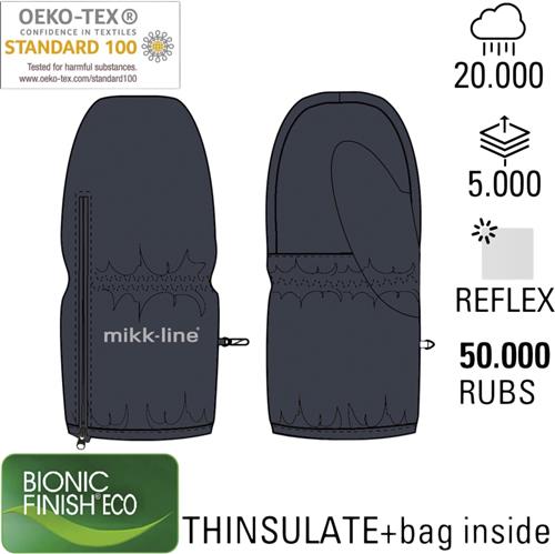 Se Mikk-Line Nylon Mittens 86/92Y - Vanter & Luffer hos Magasin ved Magasin