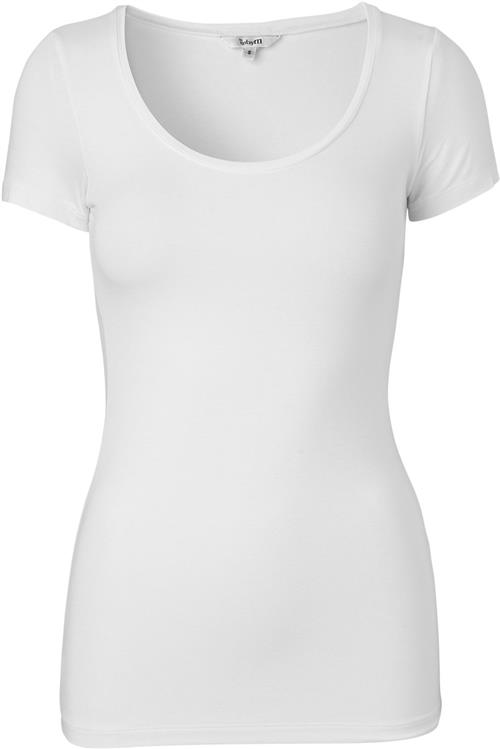 mbyM Siliana Tshirt Kvinde 888 Optical White Kortærmede T-shirts Str S - hos Magasin