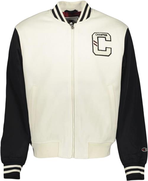 Champion Bomber Jacket Mand Beige Overgangsjakker Str L - hos Magasin