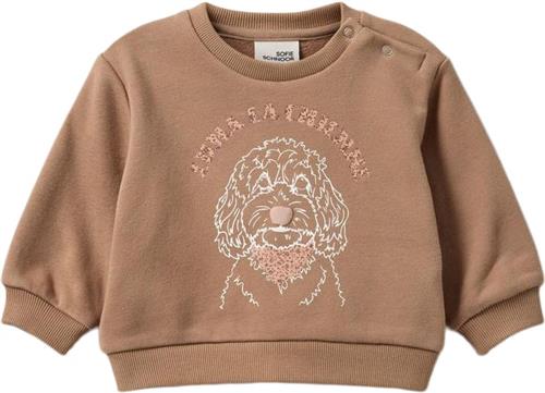 Se Sofie Schnoor Sweatshirt Str 2 år / 92 cm - Cashew Brown Sweatshirts hos Magasin ved Magasin