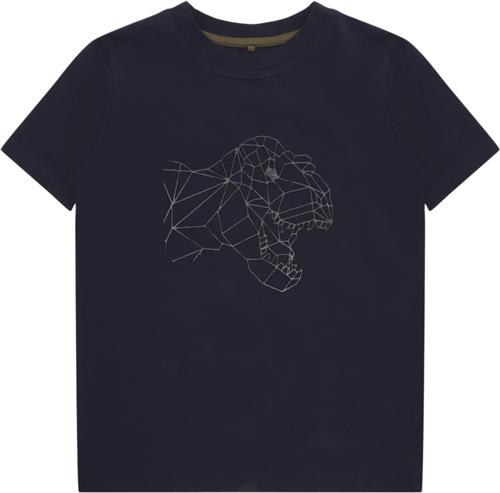 The New Tnlamaro S_S Tee Str 158-164 cm/13-14 år - Navy Blazer Kortærmede T-shirts Bomuld hos Magasin