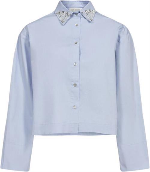 Se Sofie Schnoor Shirt Kvinde Ice Blue Langærmede Skjorter Str 36 - hos Magasin ved Magasin