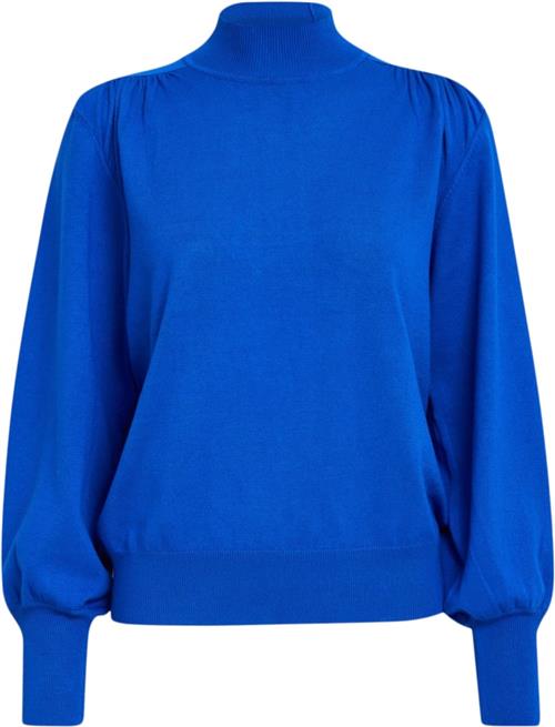 Se Minus Msilma Mock Neck Pullover Kvinde Olympian Blue Sweaters Str L - hos Magasin ved Magasin