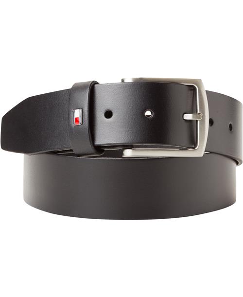 Se Tommy Hilfiger New Denton Belt Basic 110cm - Bælter Læder hos Magasin ved Magasin