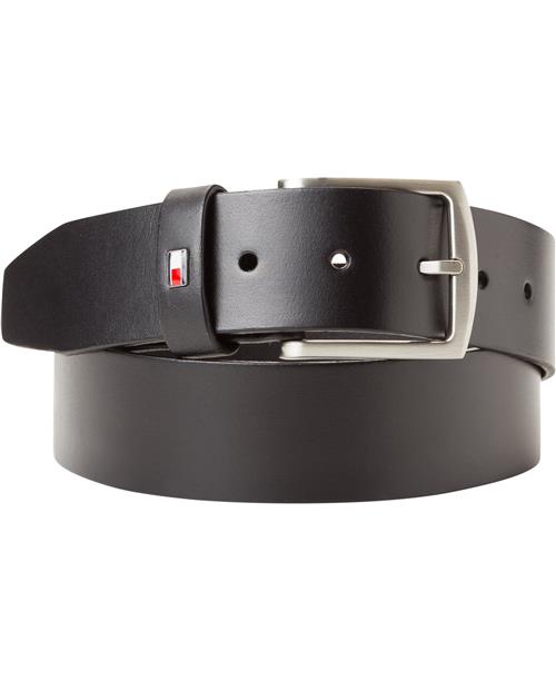 Se Tommy Hilfiger New Denton Belt Basic 95cm - Bælter Læder hos Magasin ved Magasin